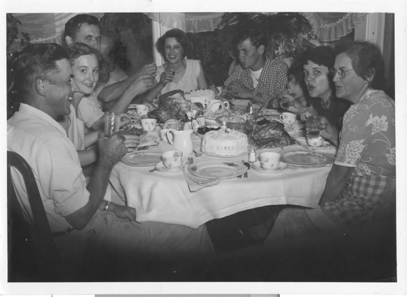 Dinner in 1950