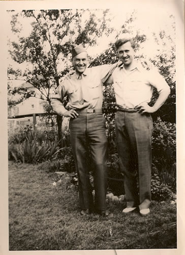 Ed & Harry Thoams World War II years